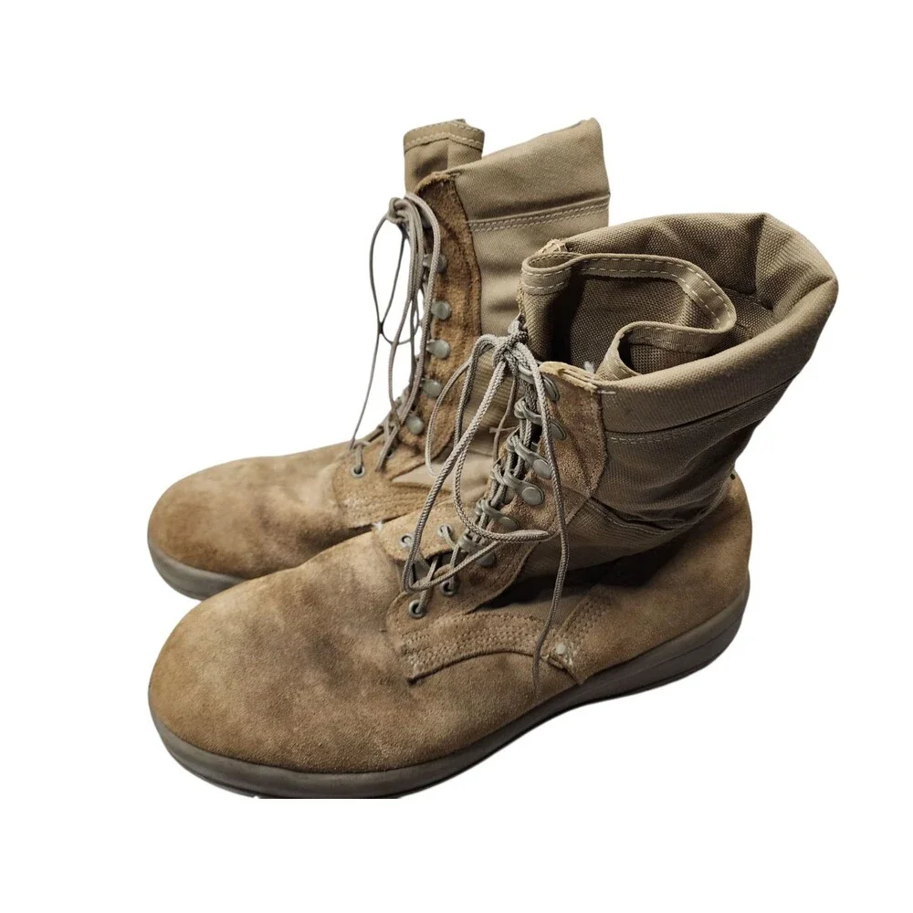 Belleville Boots Sz 13 W AHWC Vibram‎ Military Combat Coyote 18-D-1001